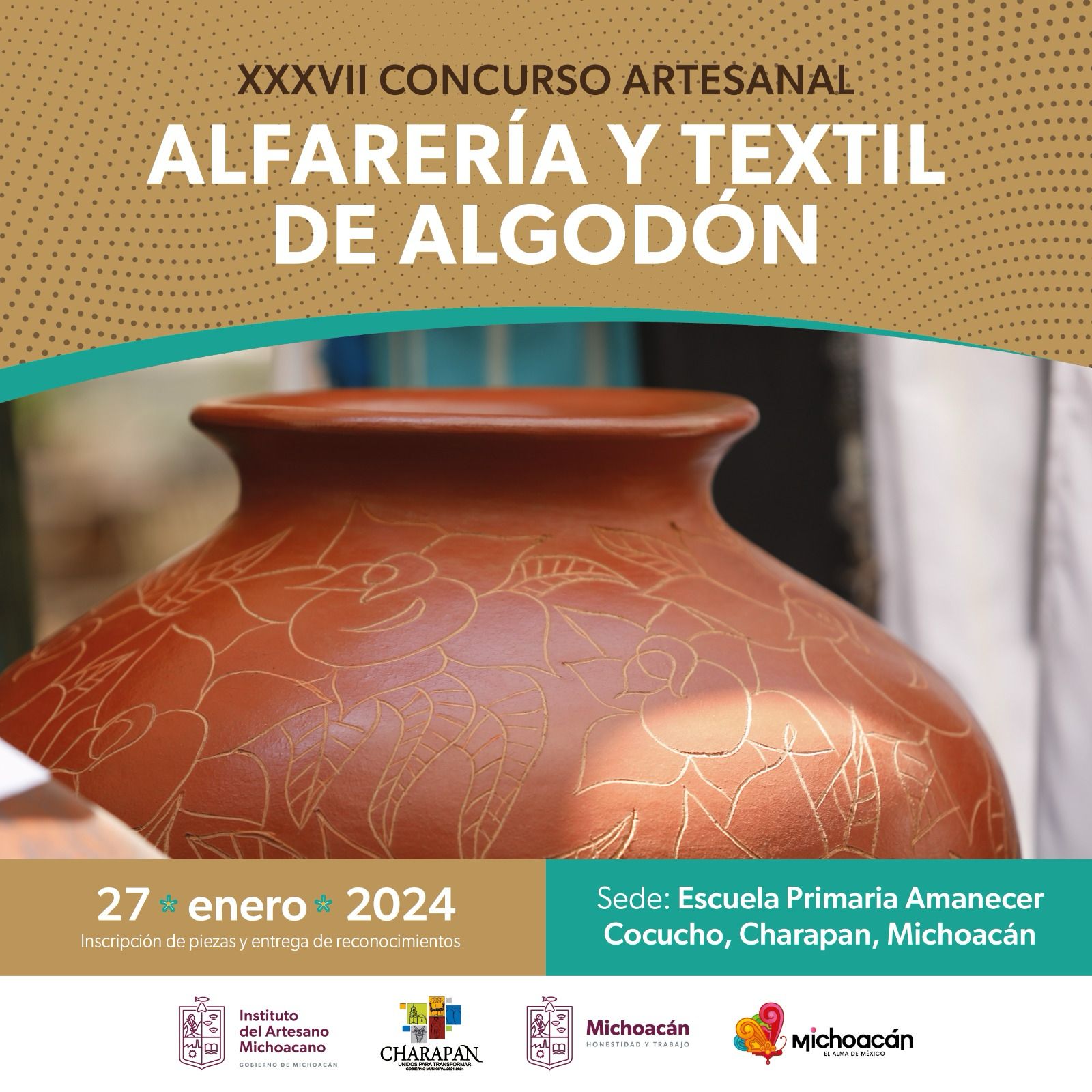 Se alista sector artesanal de Cocucho para su concurso de alfarería y textil